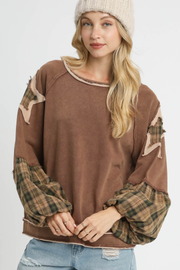 Starlight Plaid Top