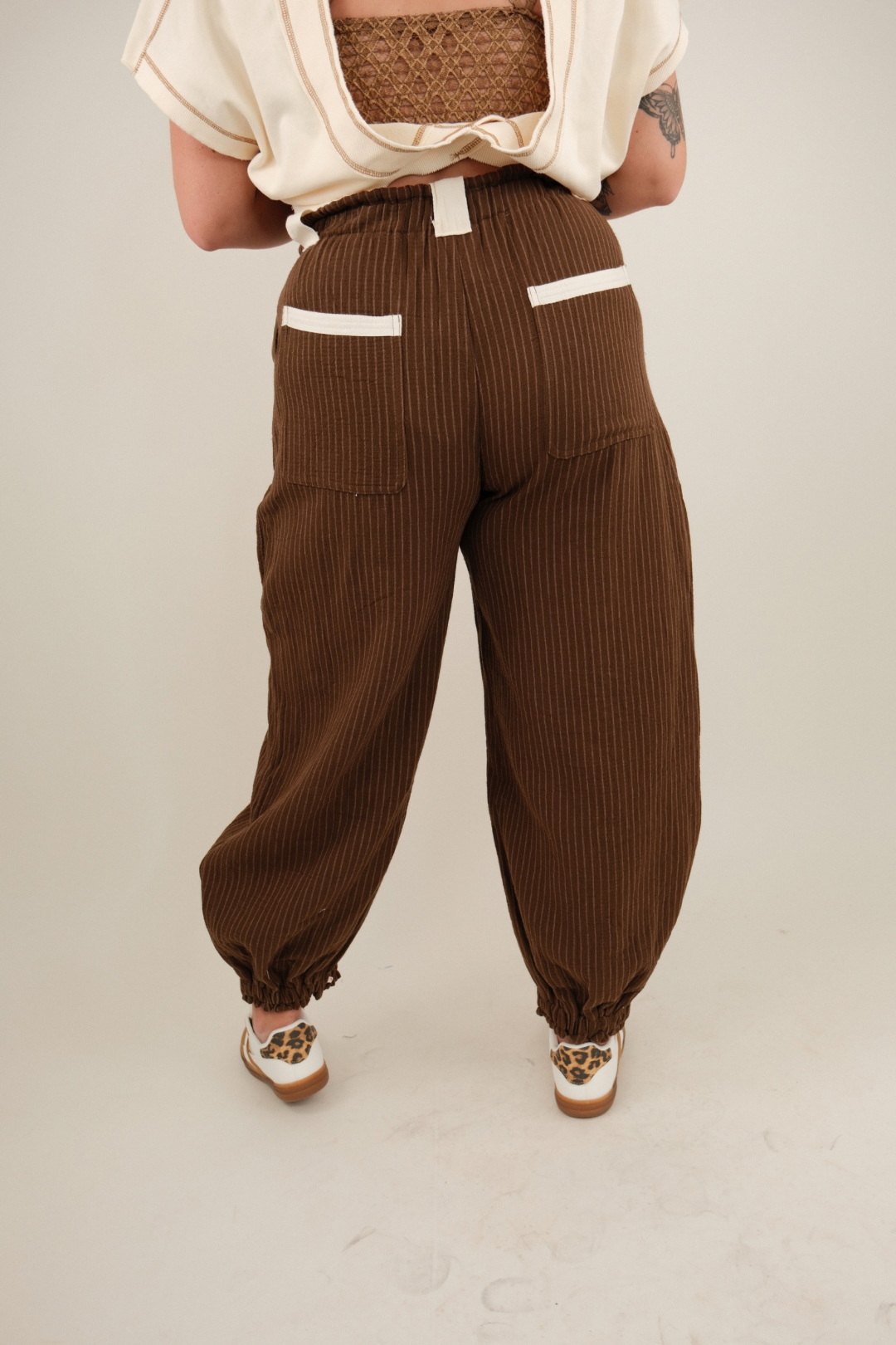 Saddle Stripe Utility Joggers