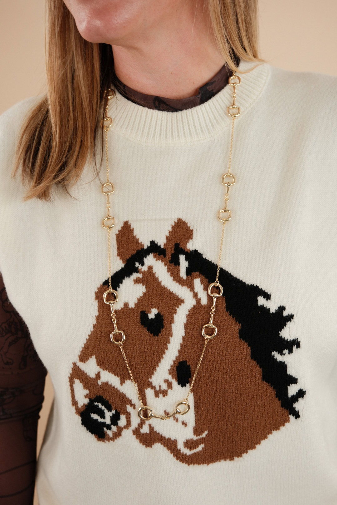 Snaffle Trail Chain Necklace