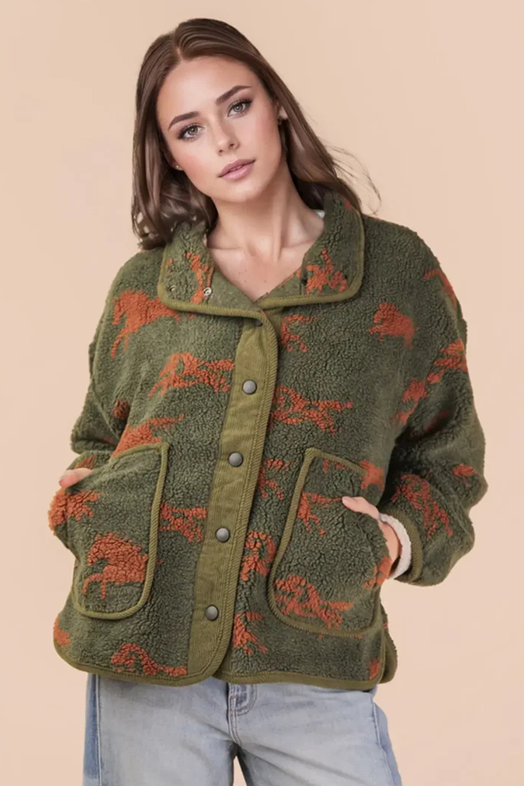 Wild Sage Sherpa Jacket