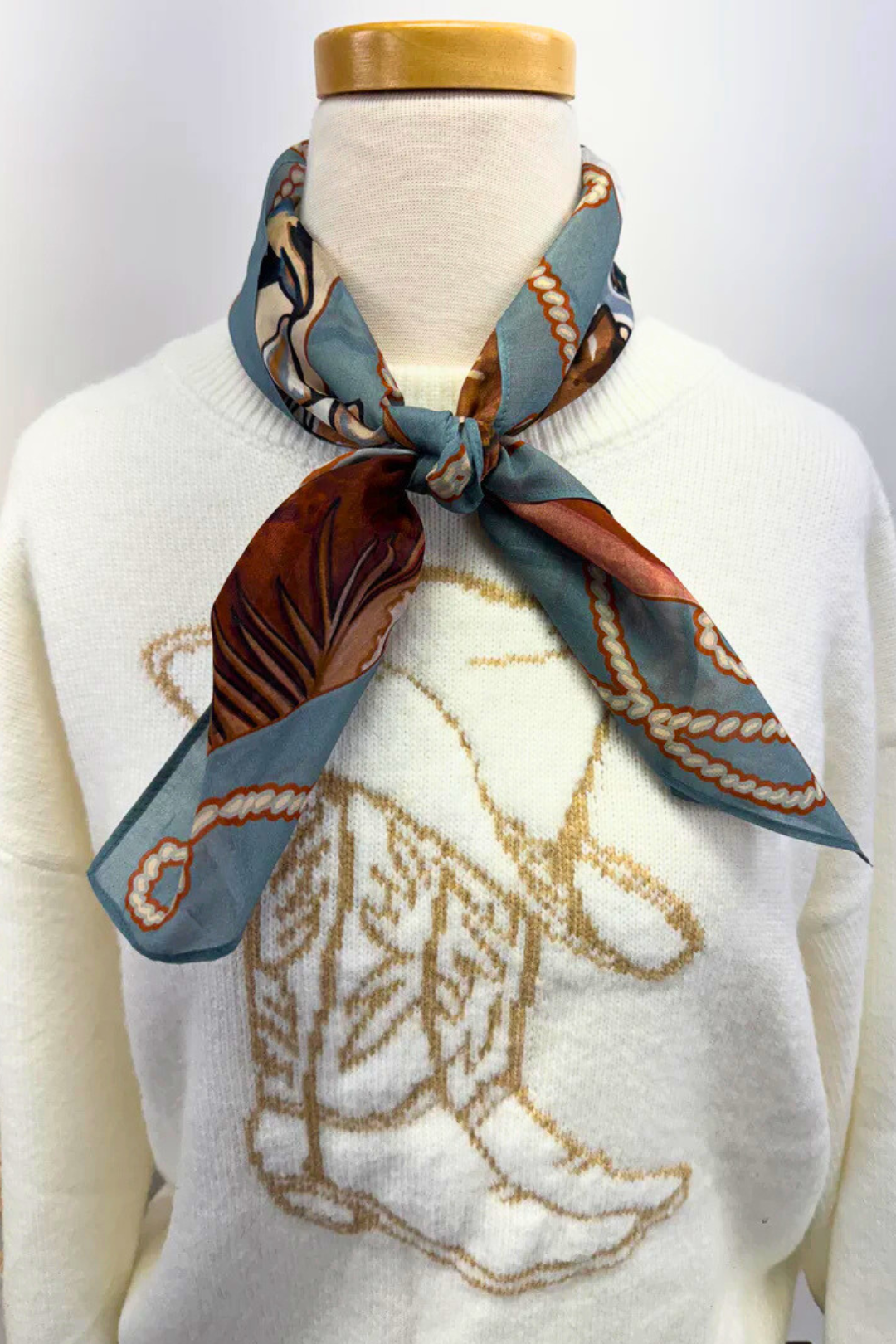 Rope & Rein Square Scarf