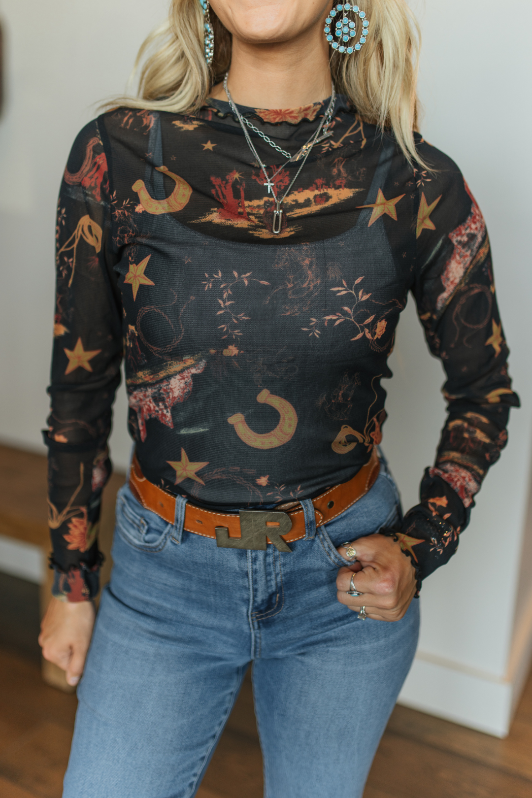 Rustler’s Moon Mesh Top