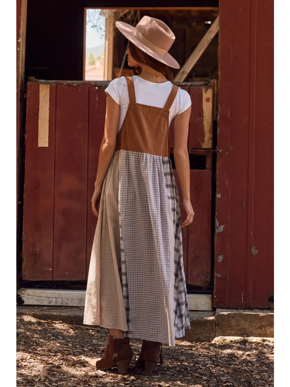 Dusty Meadow Overall Dress