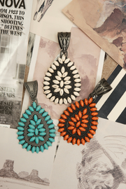 Stone Teardrop Scarf Slide