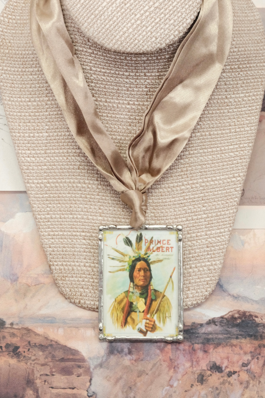 Heritage Spirit Silk Scarf Necklace