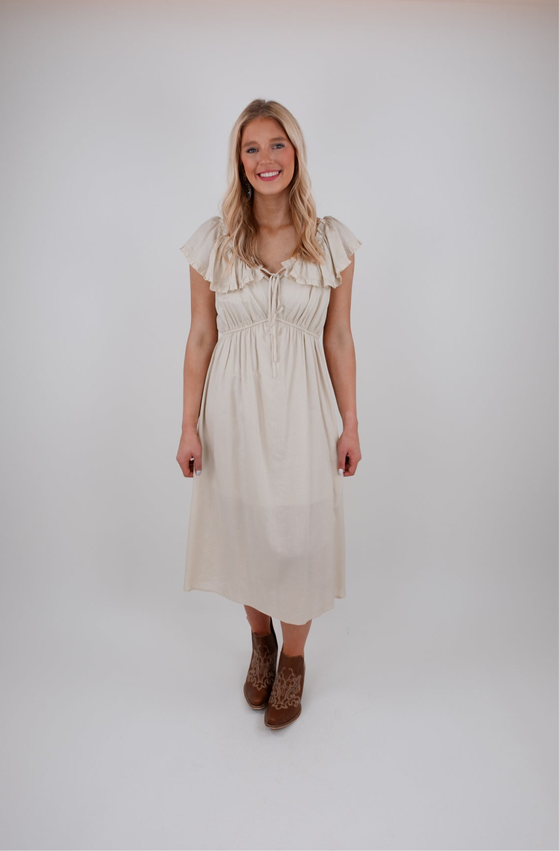 Wildflower Ruffle Maxi Dress