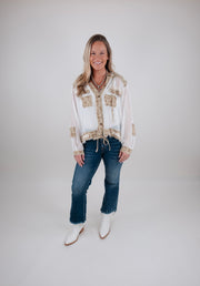 Floral Breeze Cinch Jacket