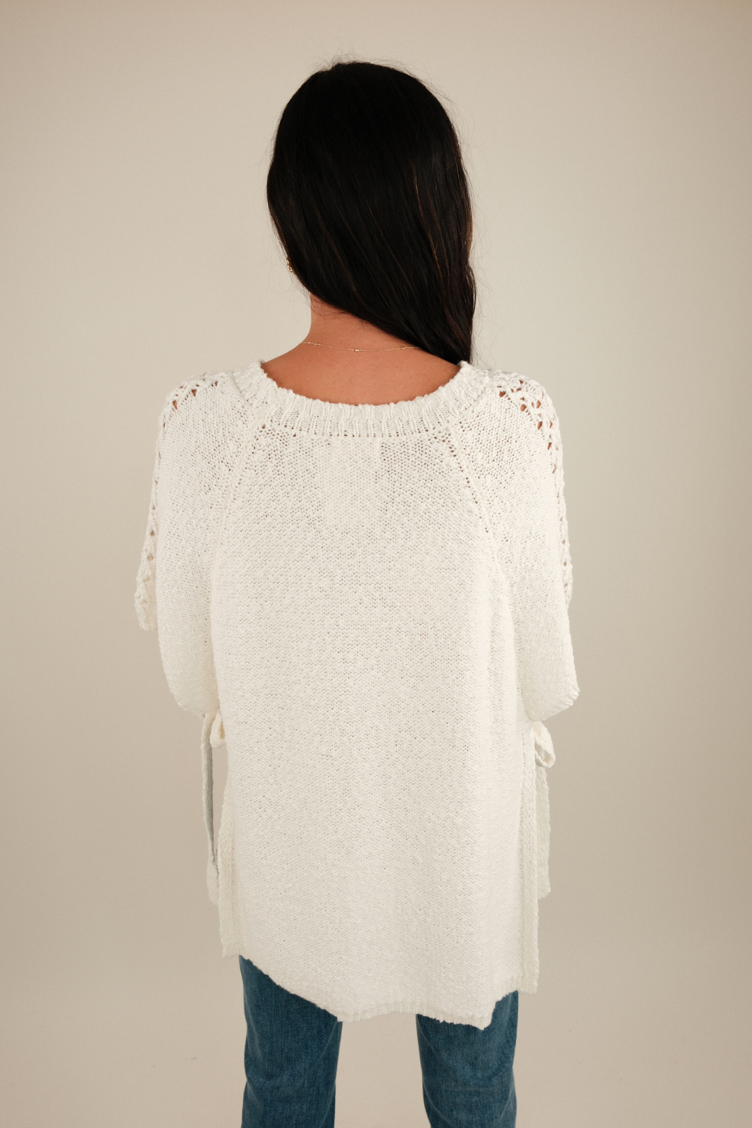 Side-Tie Ranch Knit Top