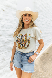 Oil Painted Horseshoes Graphic Tee