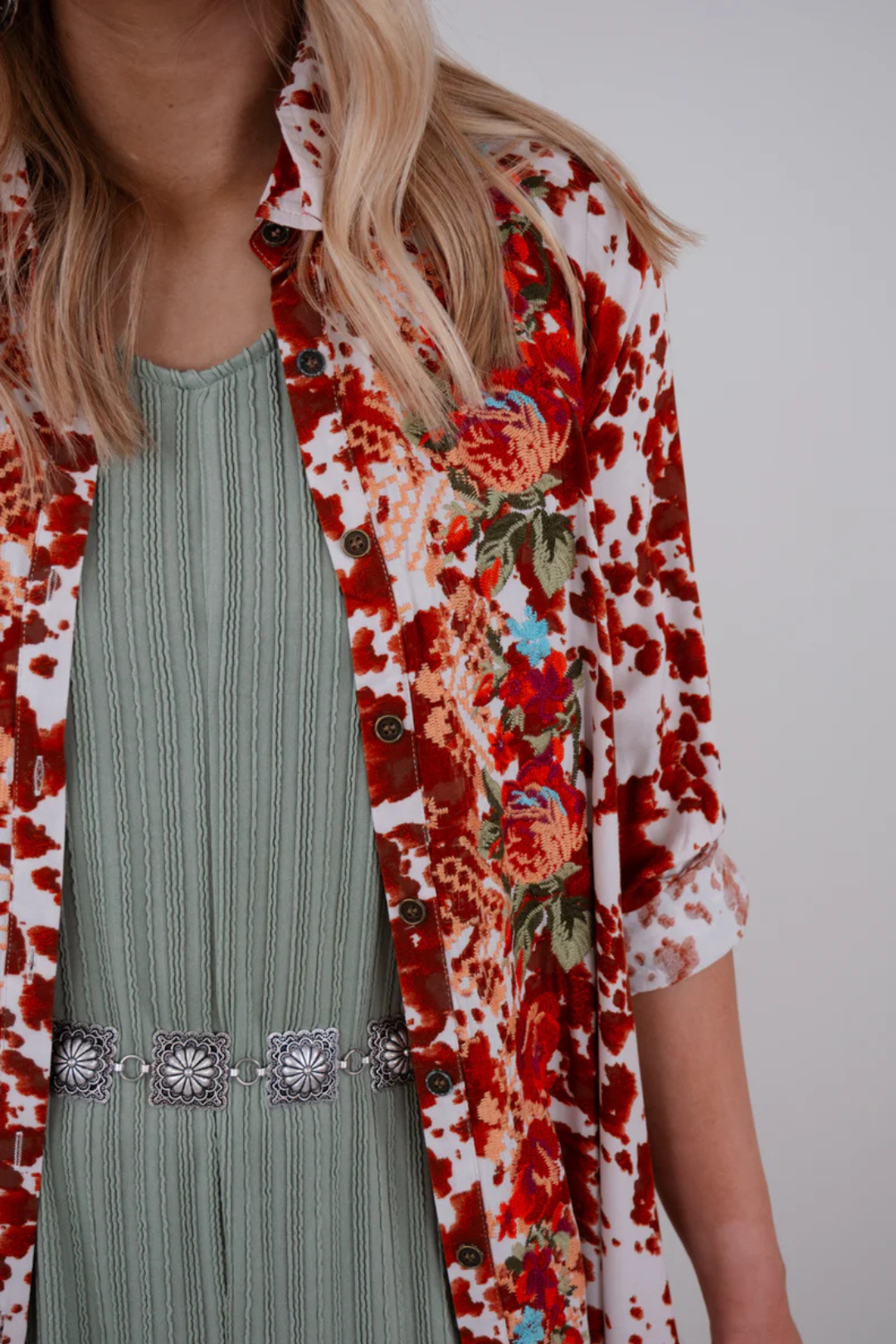 Western Style Kimono Dress