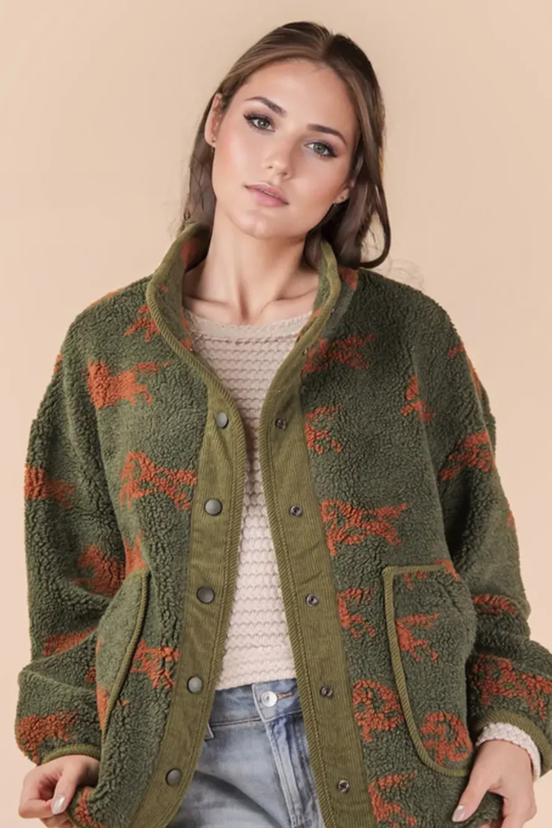 Wild Sage Sherpa Jacket