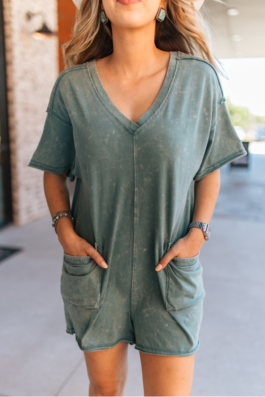 Wild West Mineral Wash Romper