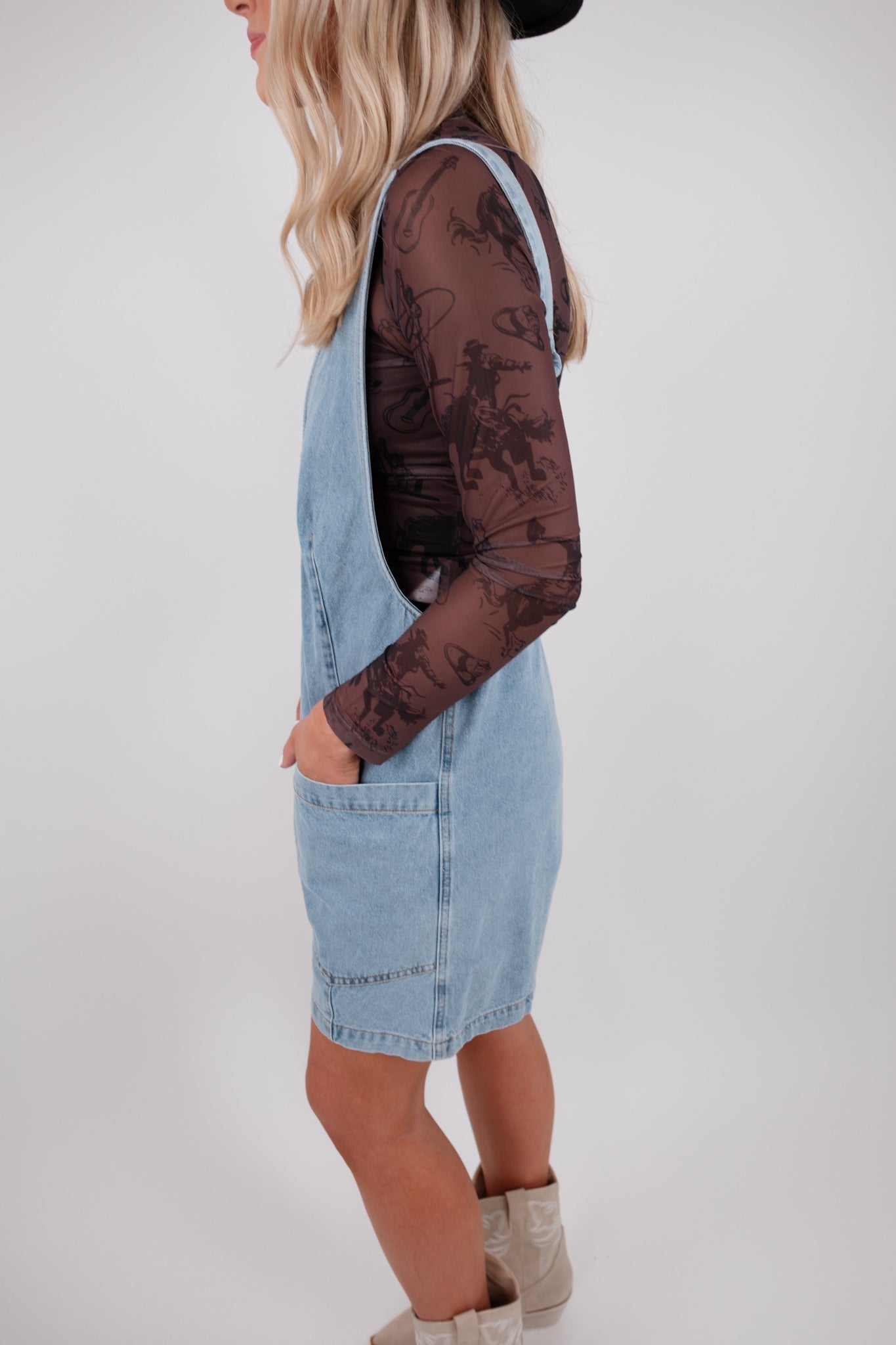 Rodeo Rebel Denim Romper