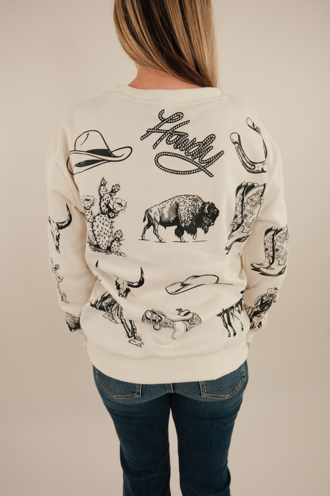 Lucky & Blessed Rodeo Graphic Pullover
