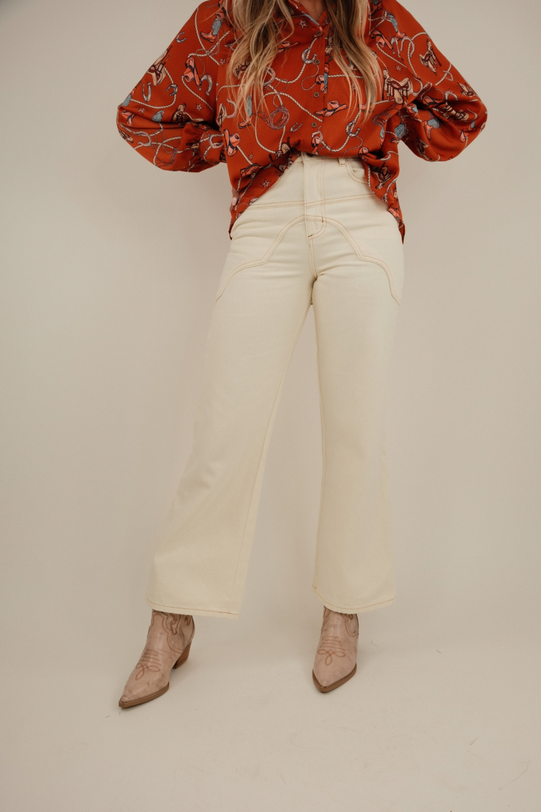 Canyon Line High Waist Denim