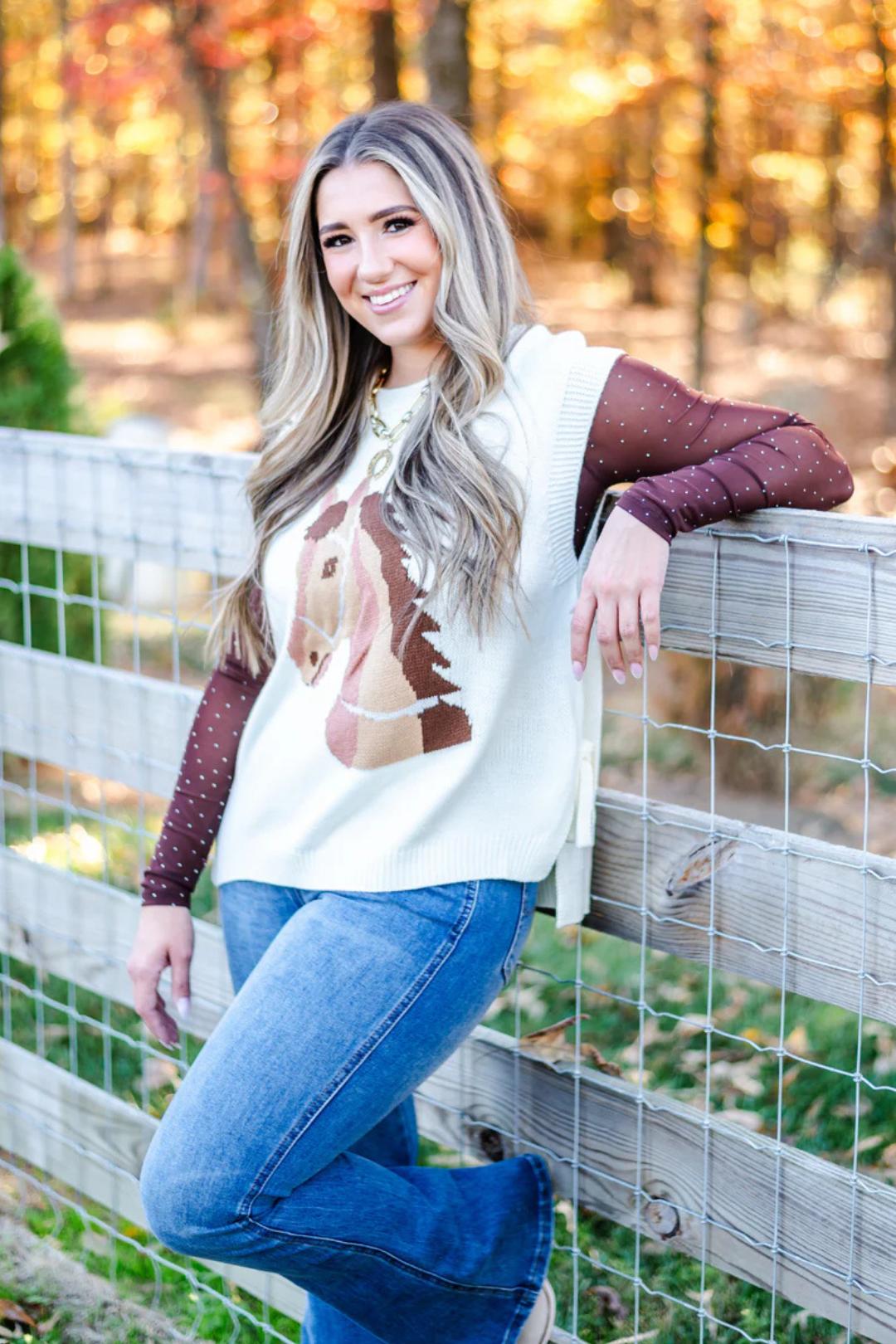 Bridled Grace Sweater Vest