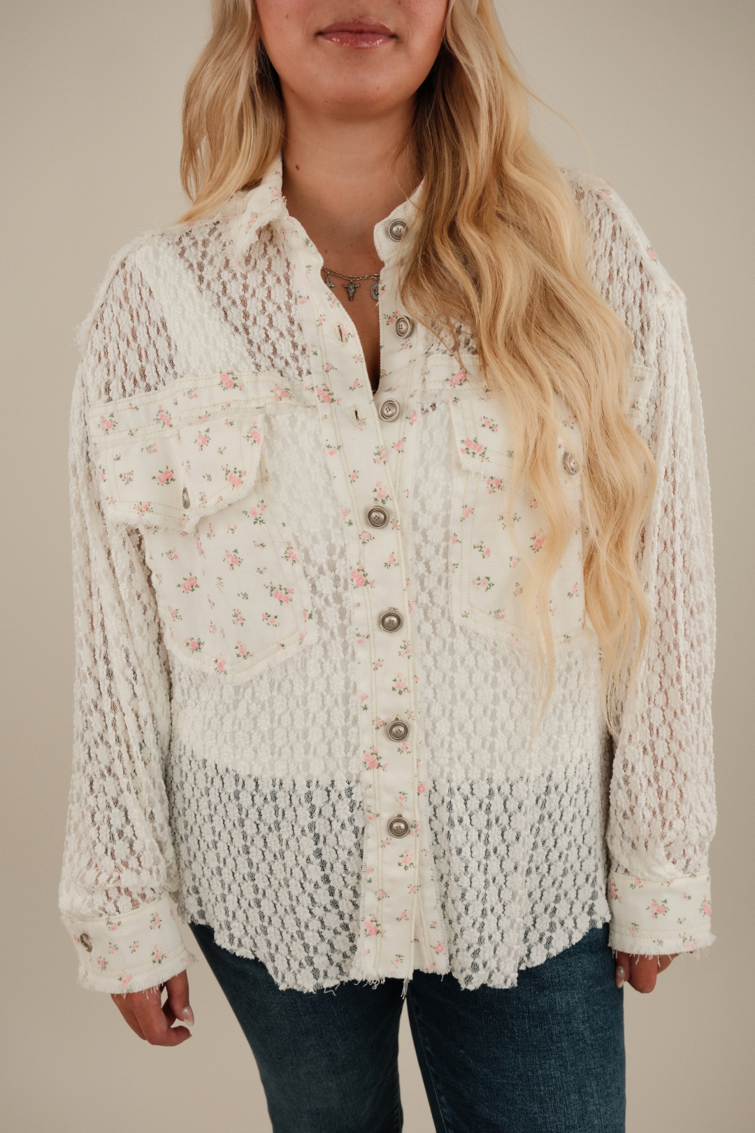 Floral & Lace Jacket