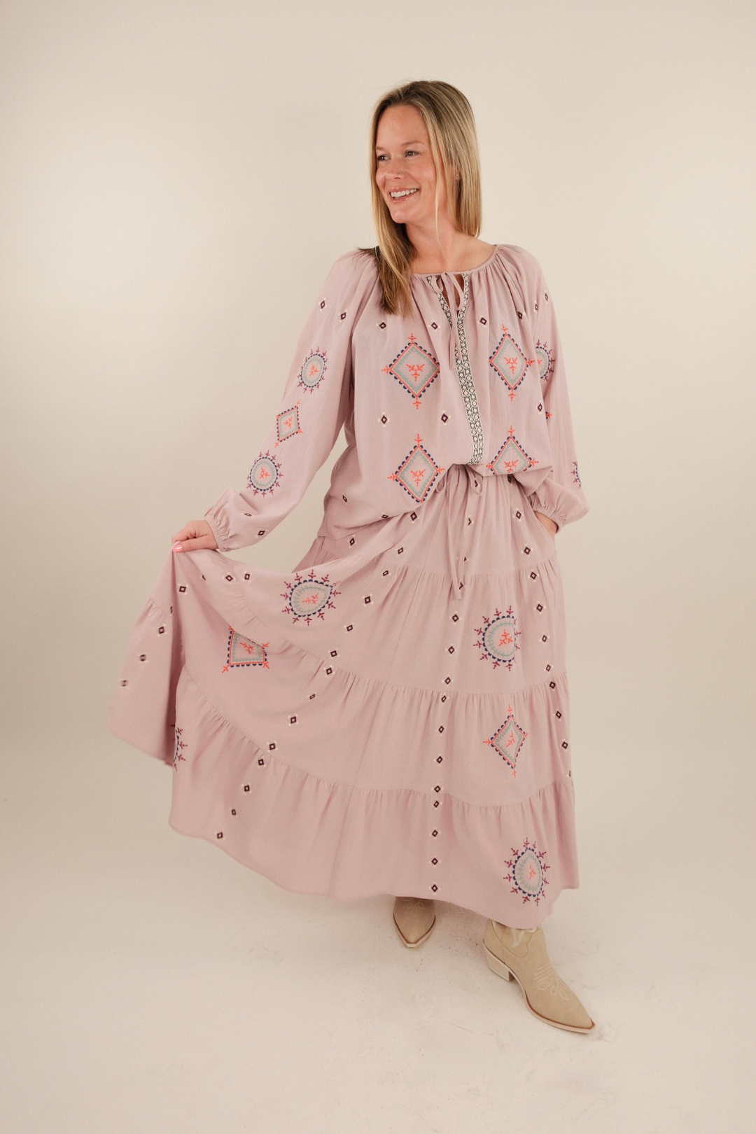 Wild Iris Maxi Skirt