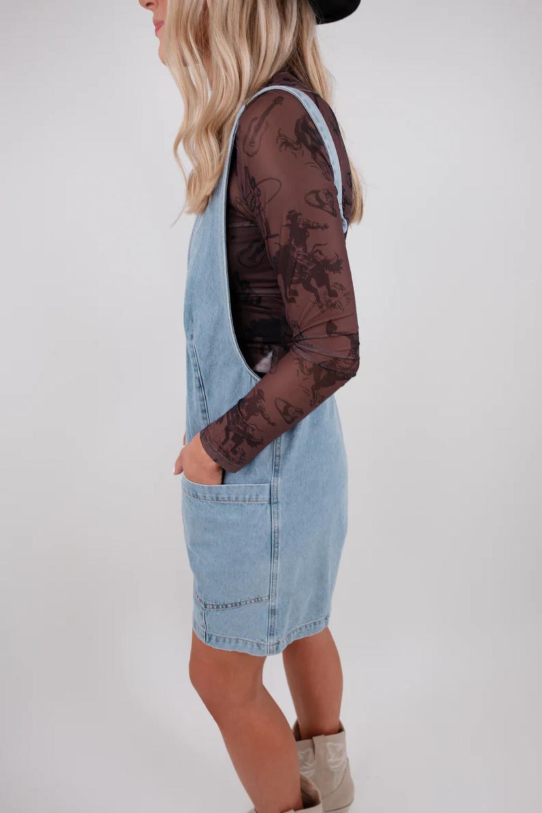 Rodeo Rebel Denim Romper