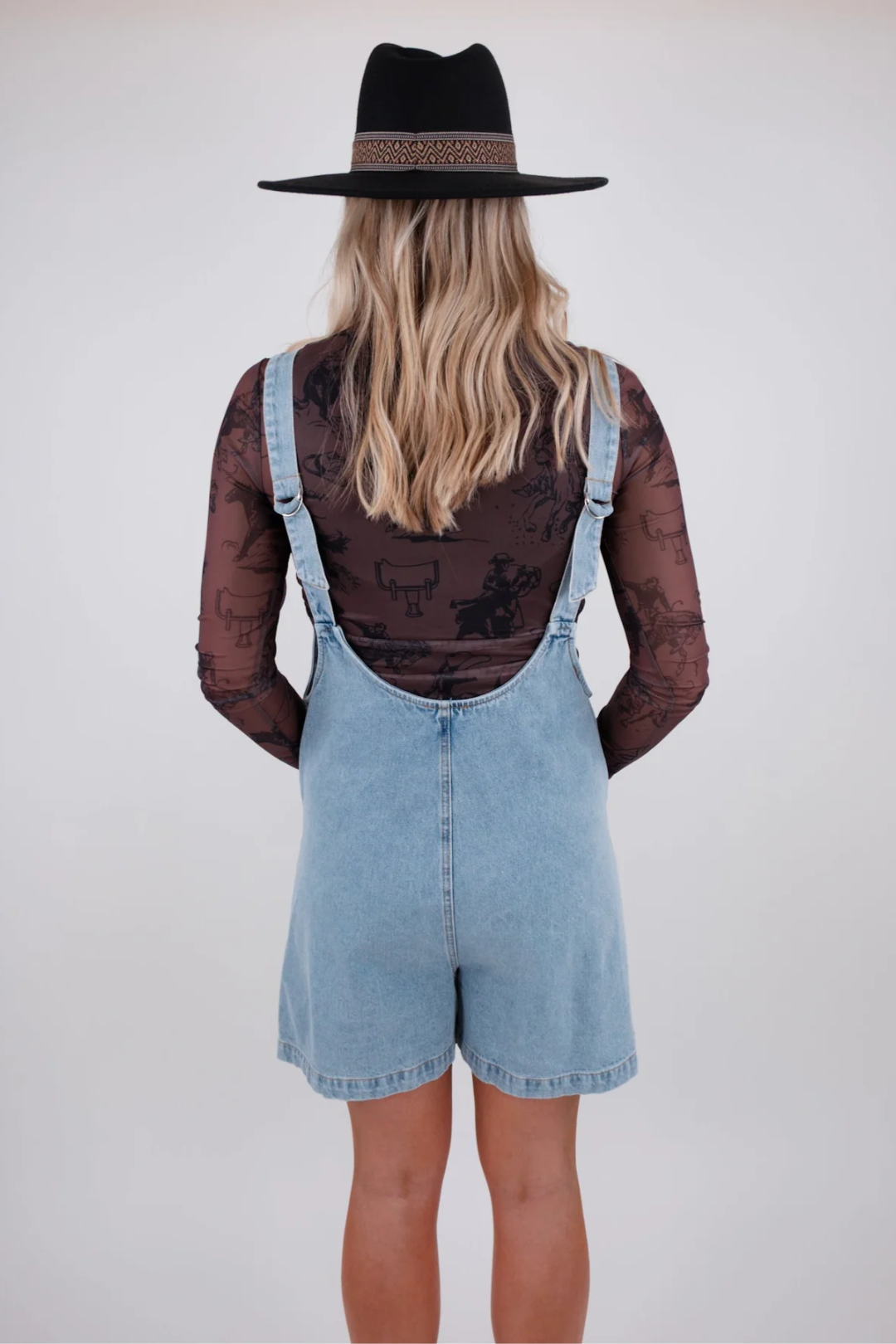 Rodeo Rebel Denim Romper