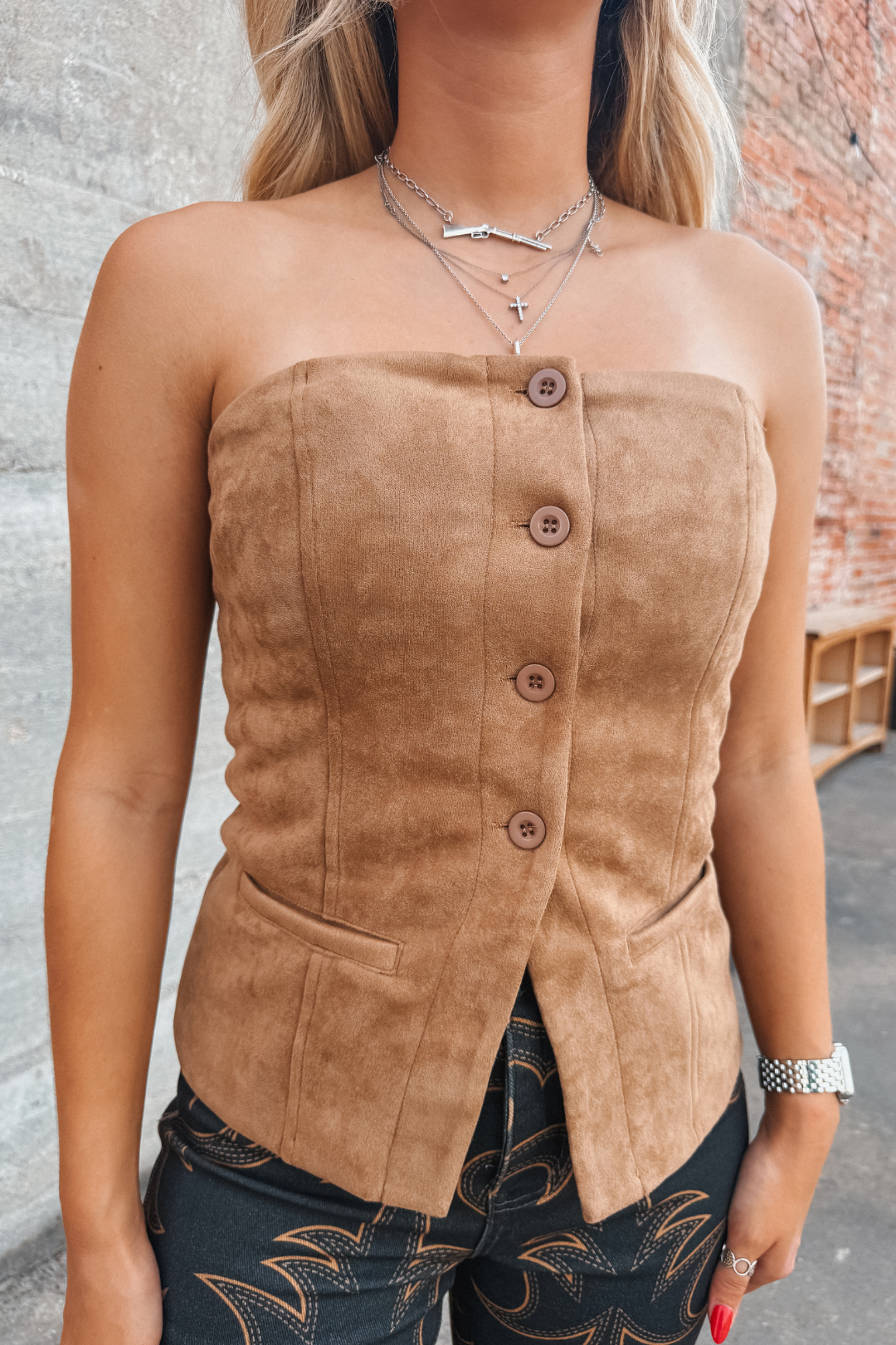 Desert Ridge Suede Vest