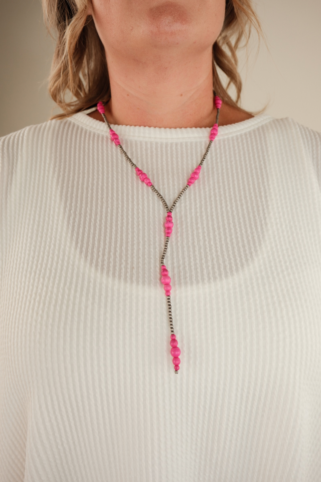 Canyon Drop Necklace - Pink