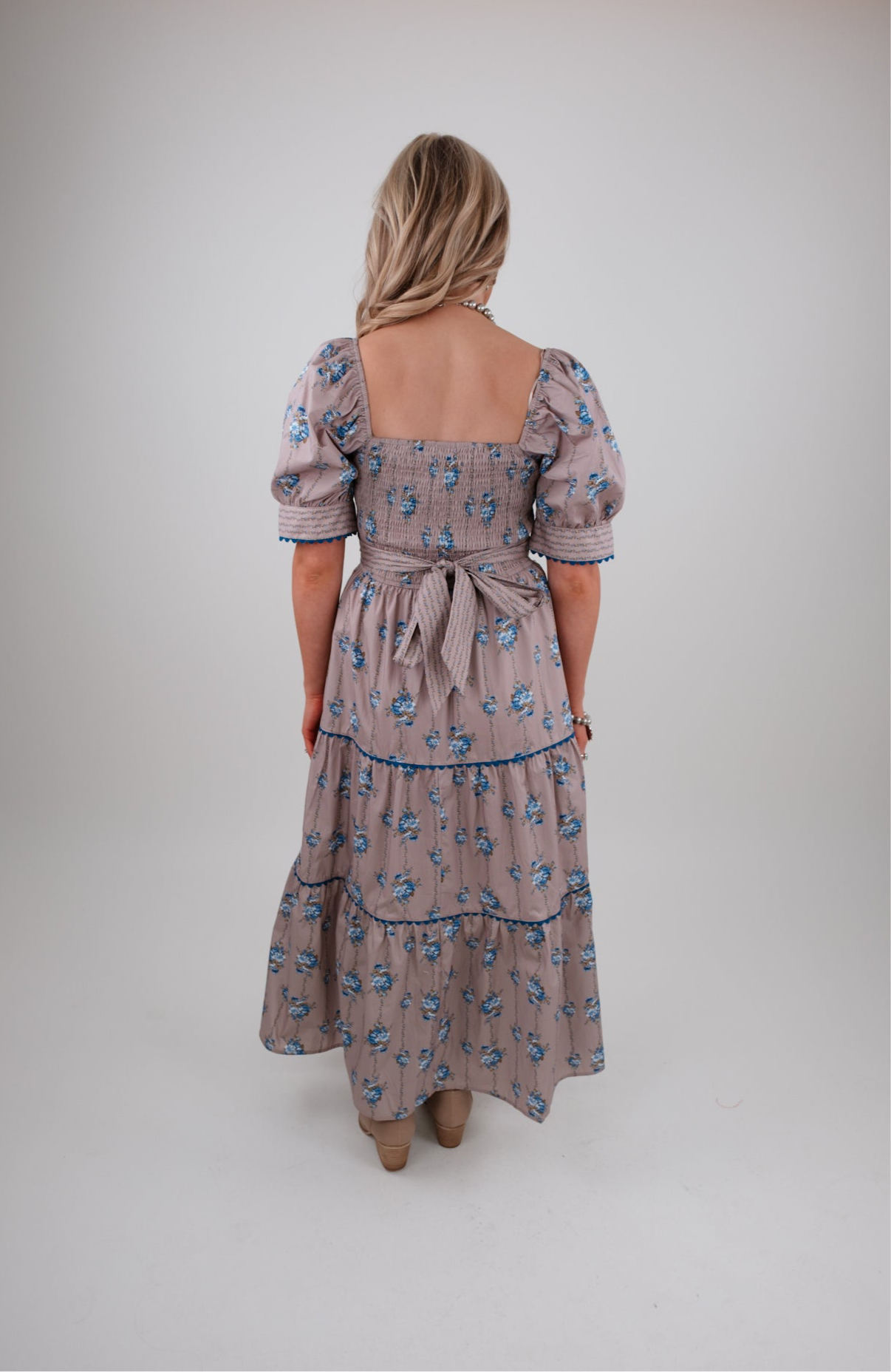 Dustflower Stripe Maxi