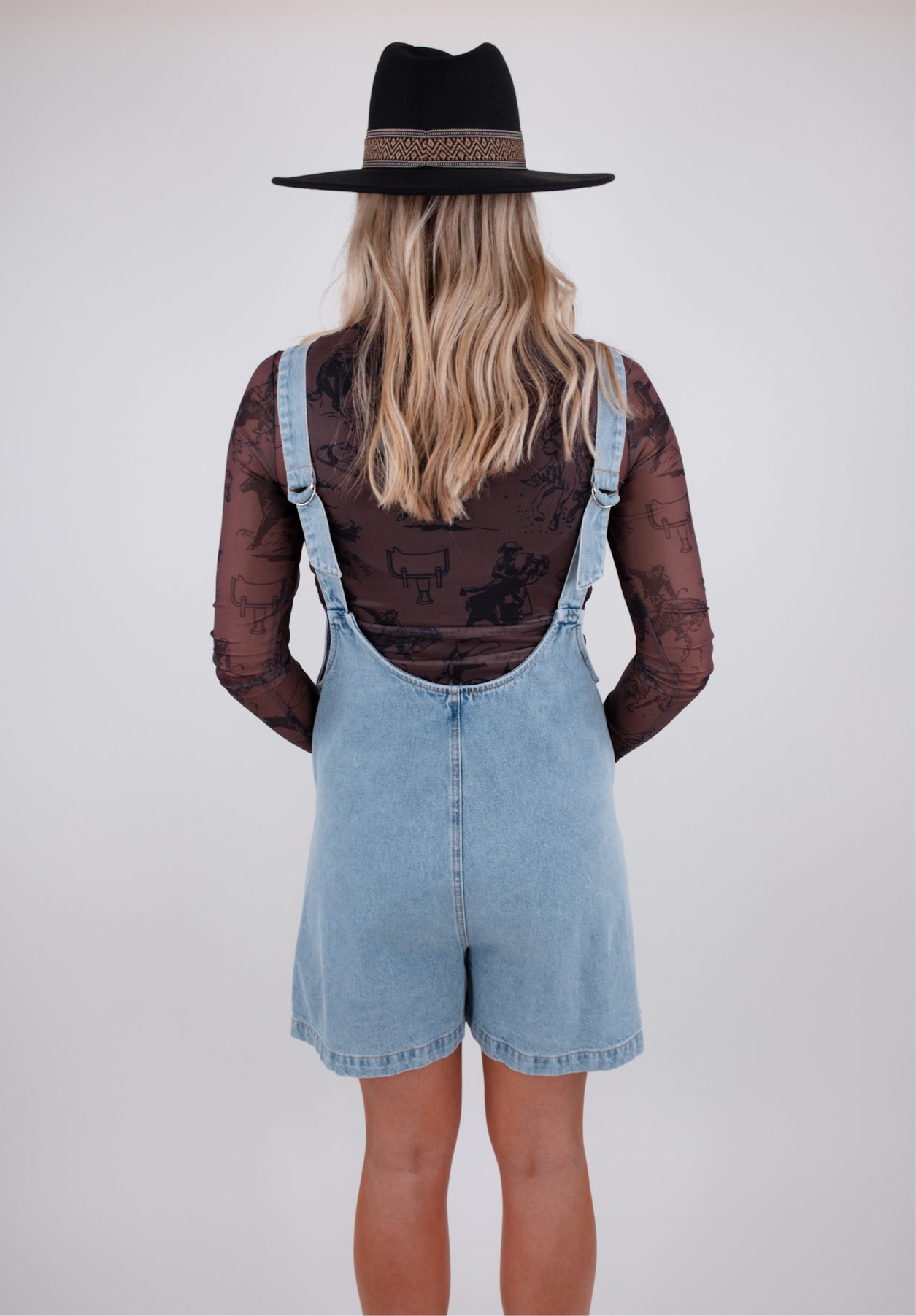 Rodeo Rebel Denim Romper