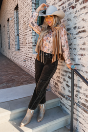 Pine Ridge Velvet Barrel Jeans