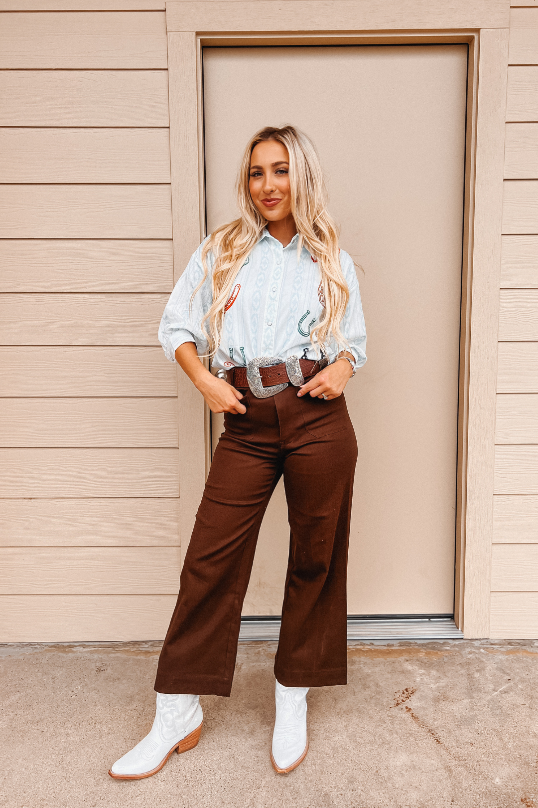 Lucky Lass Western Blouse