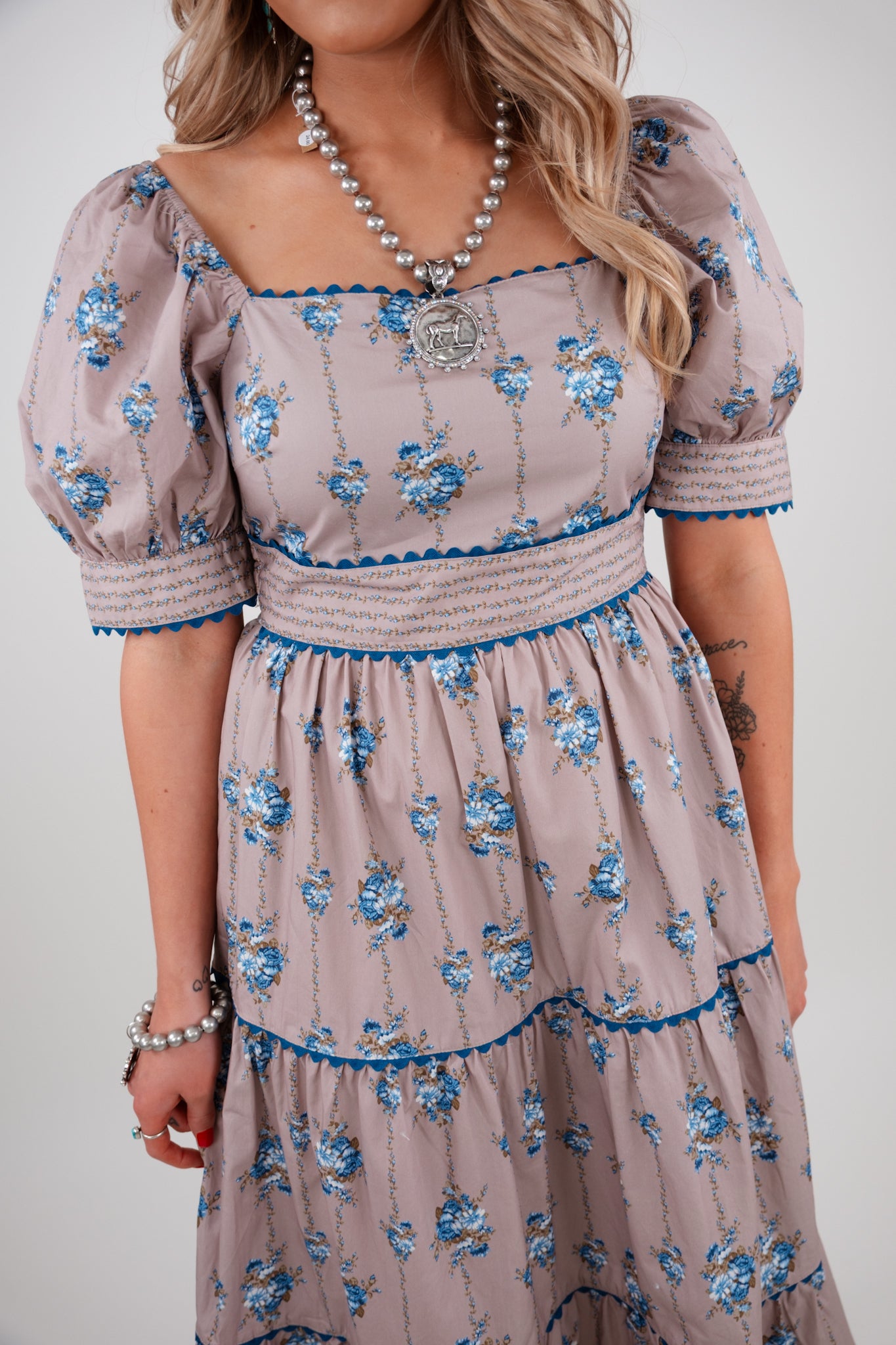 Dustflower Stripe Maxi