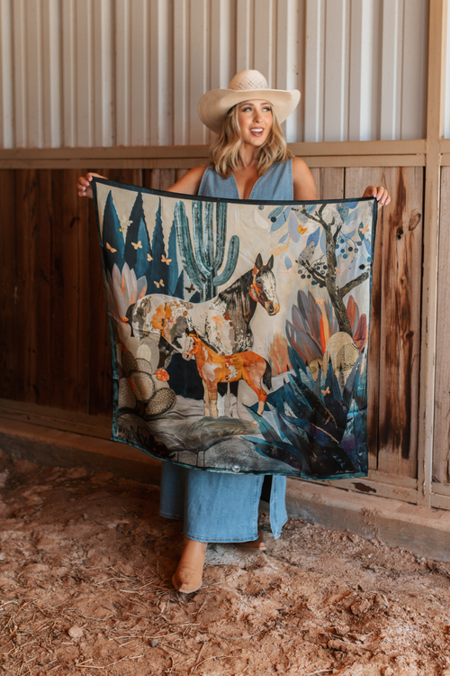 Blue Melodies Scarf