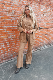 Desert Ridge Suede Oversized Blazer