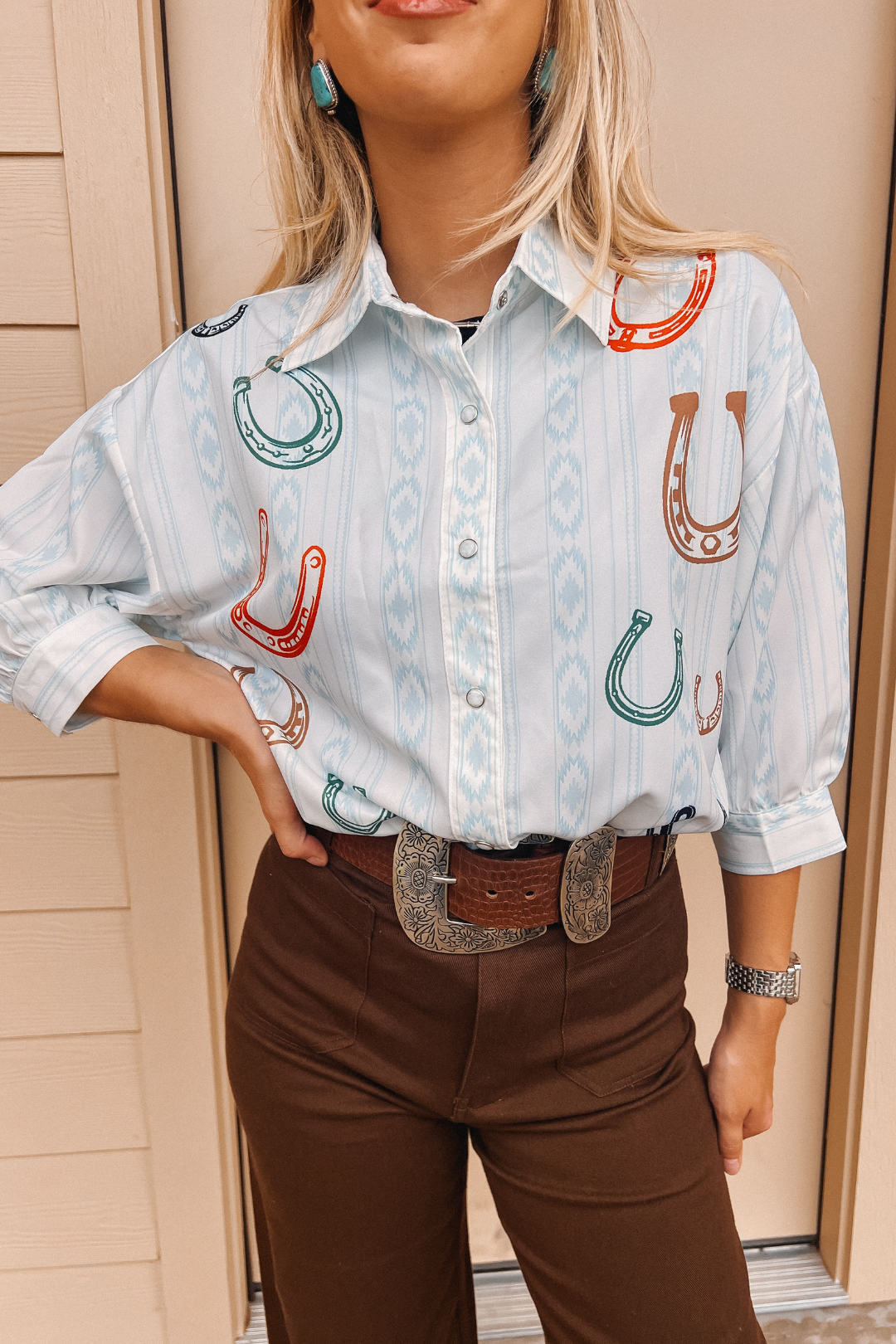 Lucky Lass Western Blouse