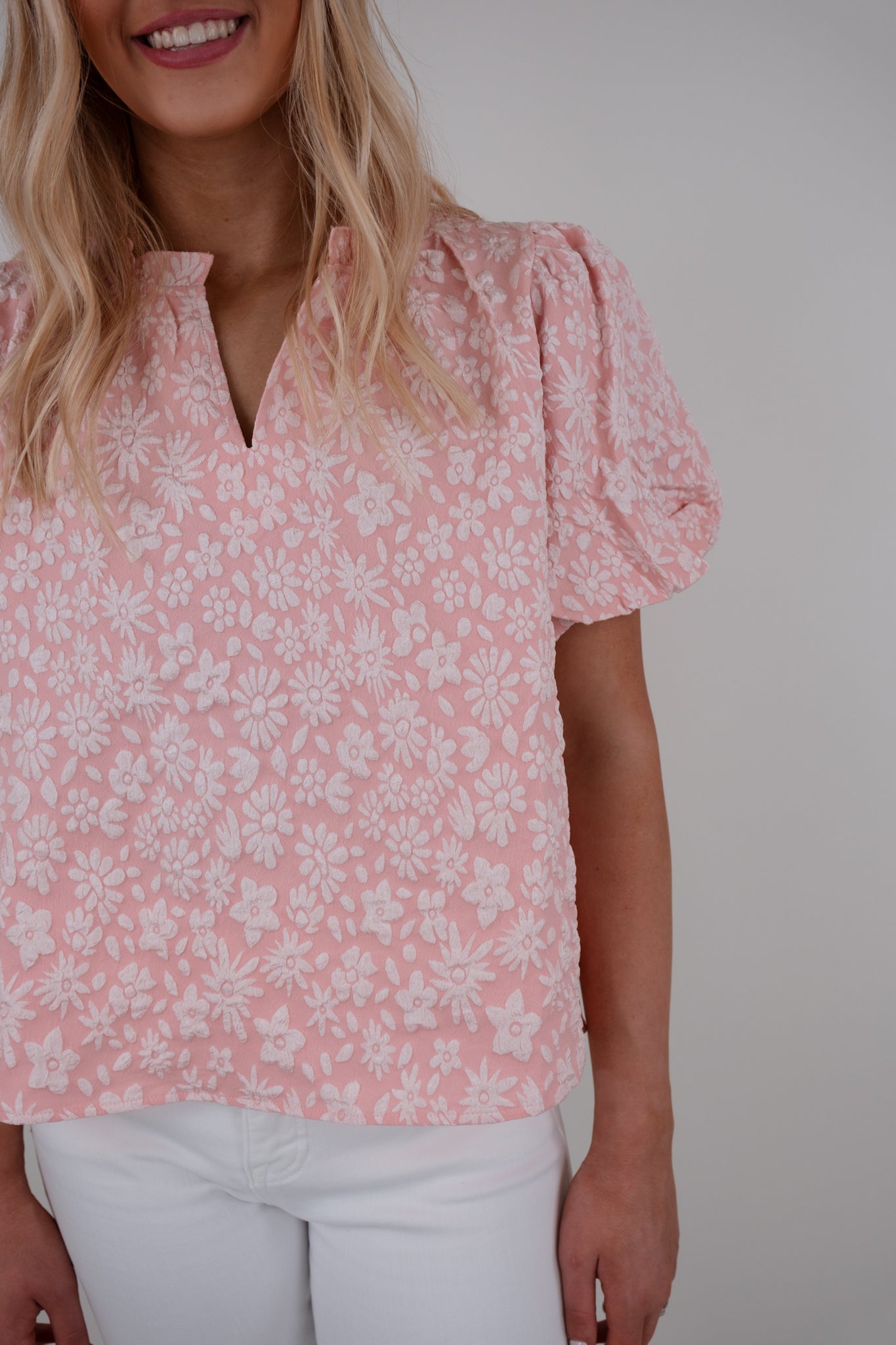 Prairie Bloom Blouse - Pink