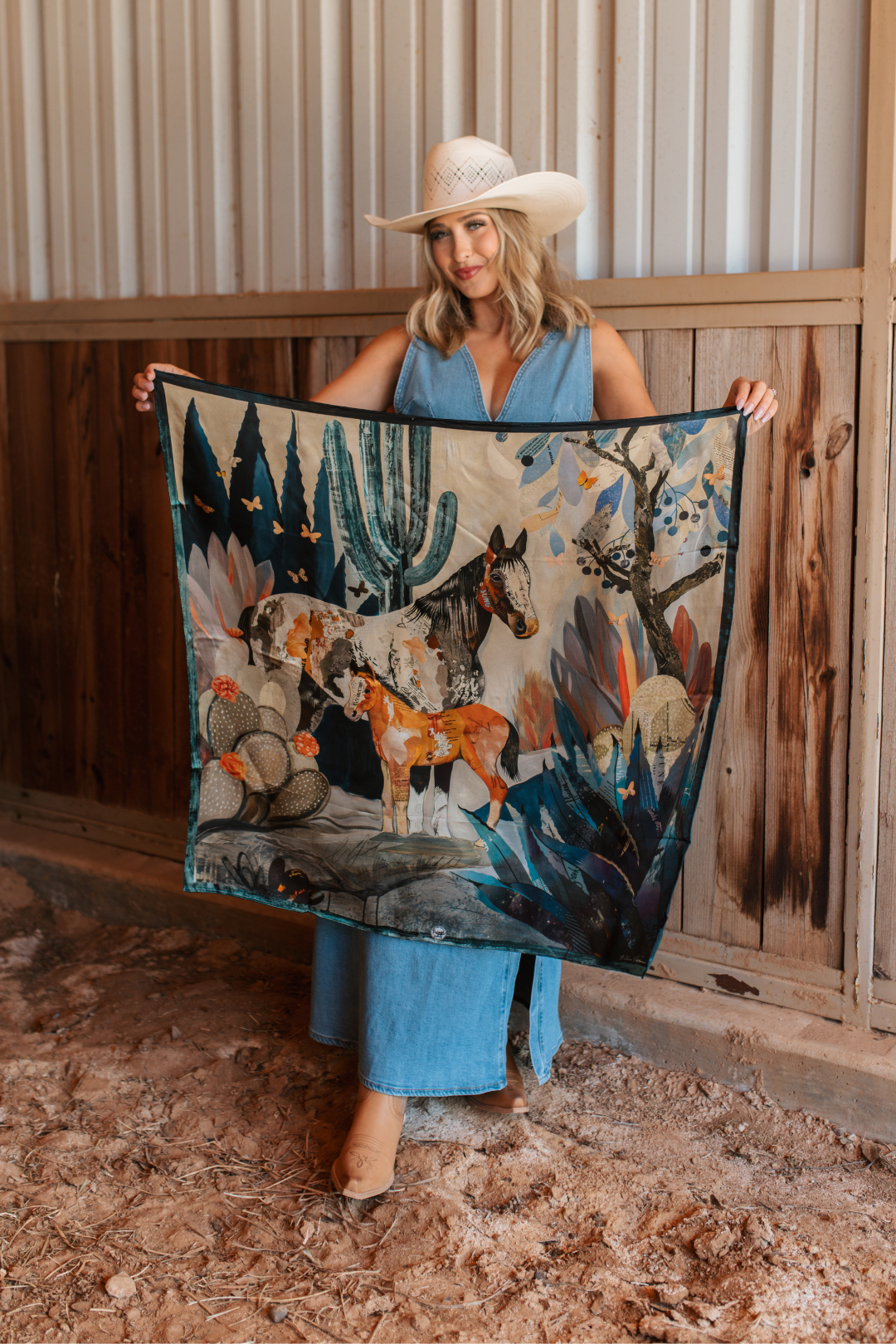 Blue Melodies Scarf
