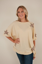 Western Wish Waffle Knit Tee
