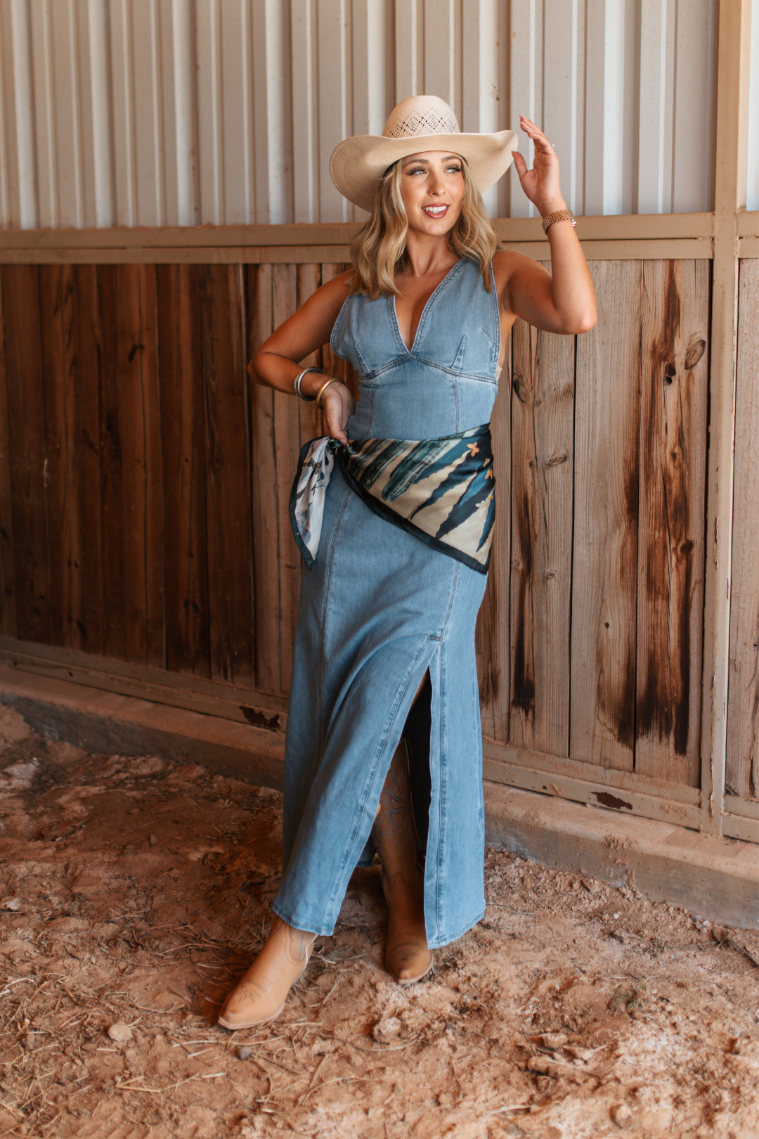 Bluebell Manor Denim Dress