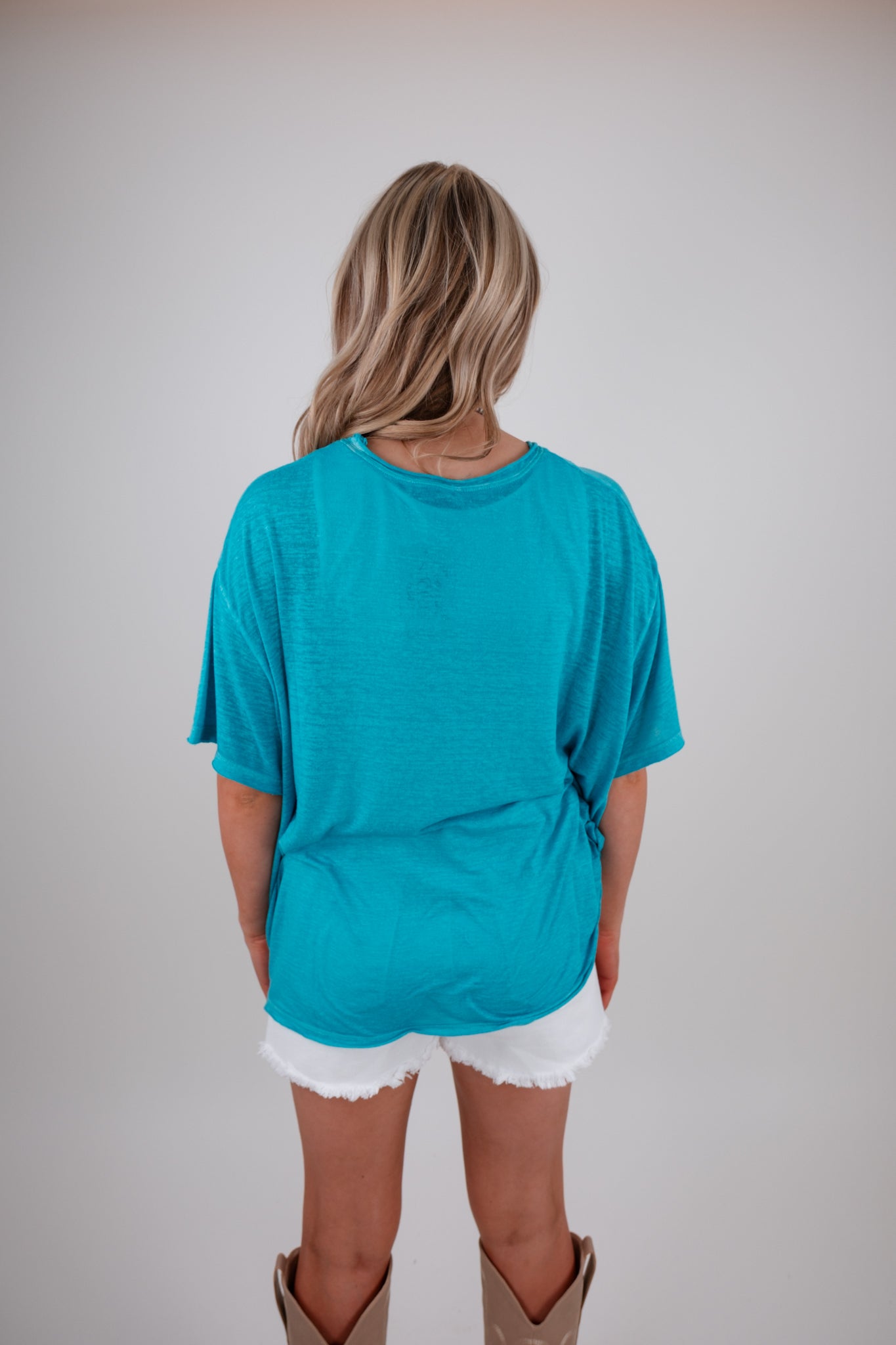 The Easy Rider Tee - Light Teal