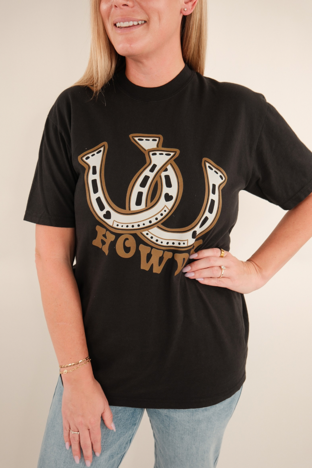 Howdy Horseshoes Graphic Tee