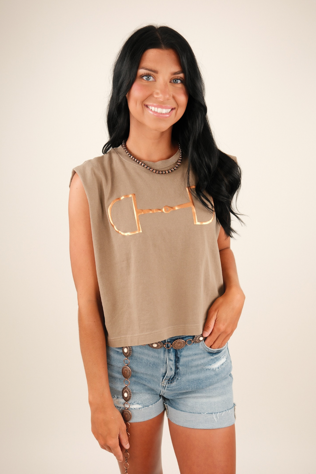 Bridle Up Muscle Tank