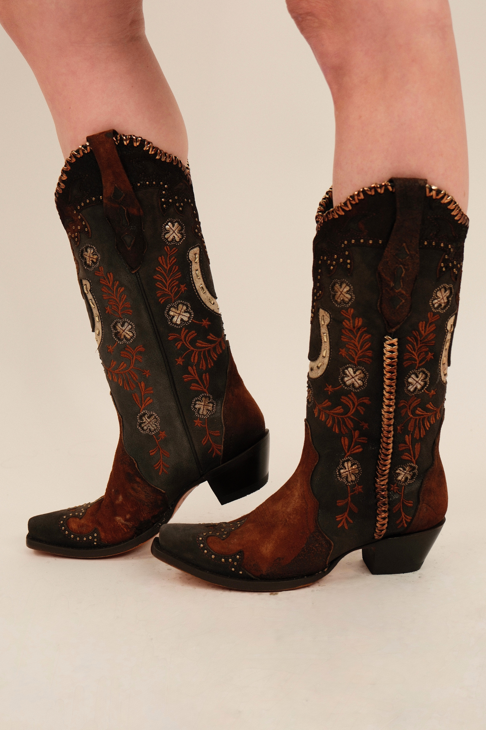 Silver Clover Heirloom Western Boot