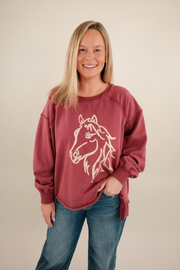 Cowgirl Comfort Crewneck