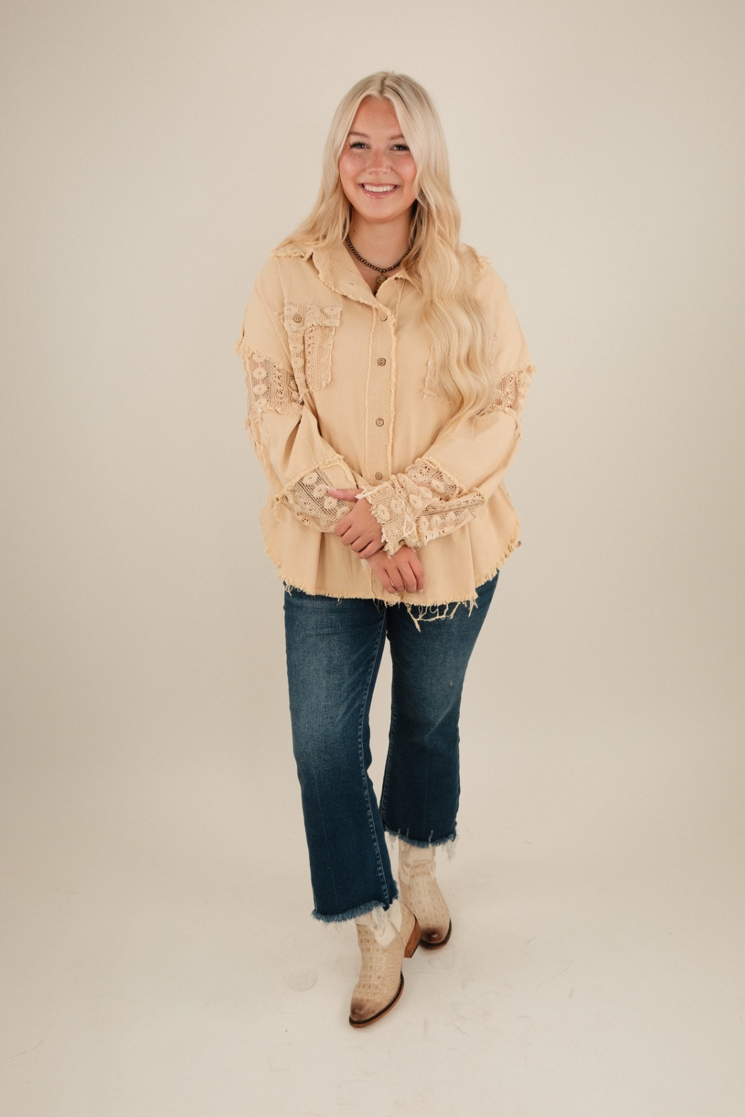 Dust & Lace Button Down