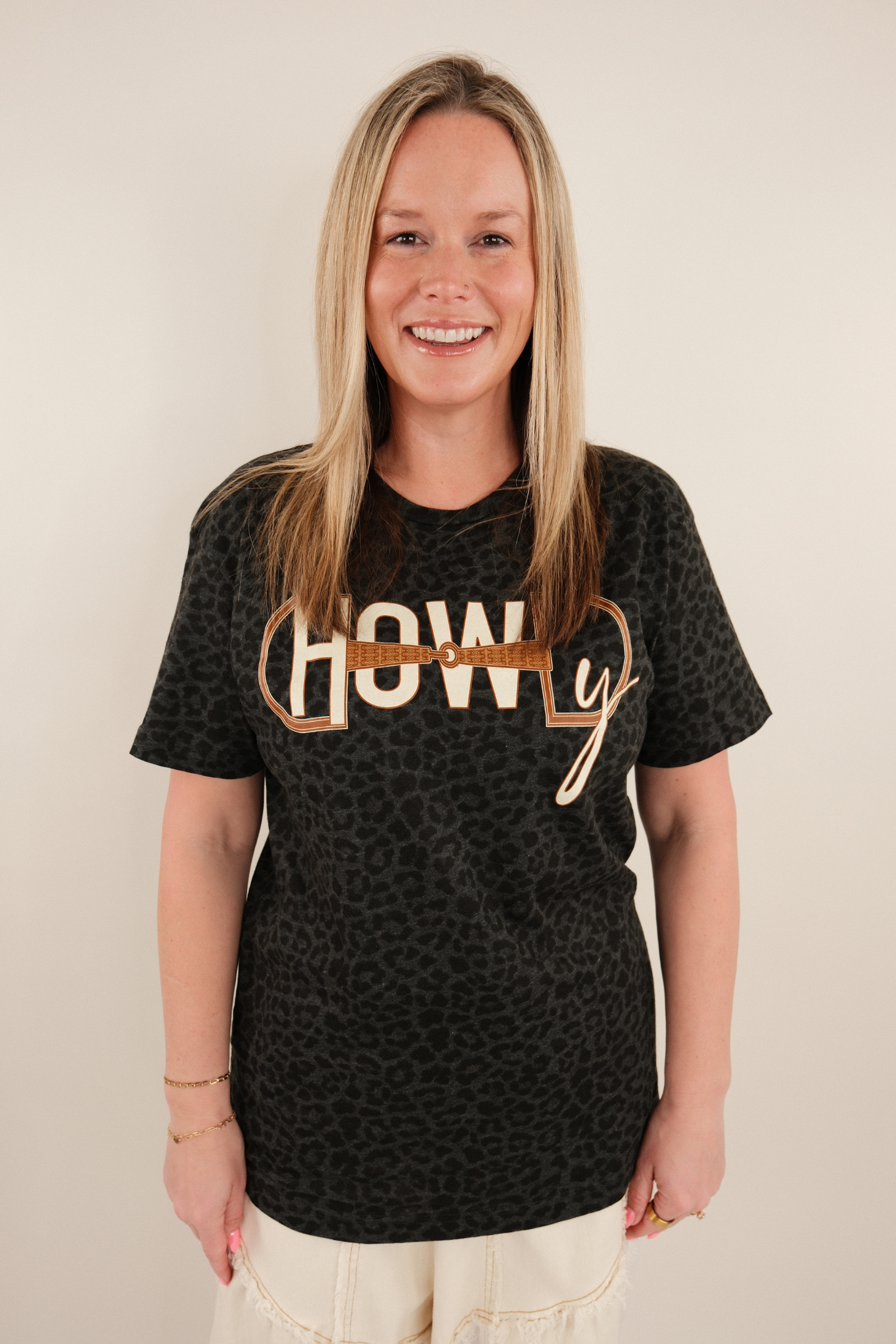 Leopard HOWDY Bit Tee
