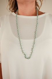 Starlight Strand Necklace - Mint & Gold