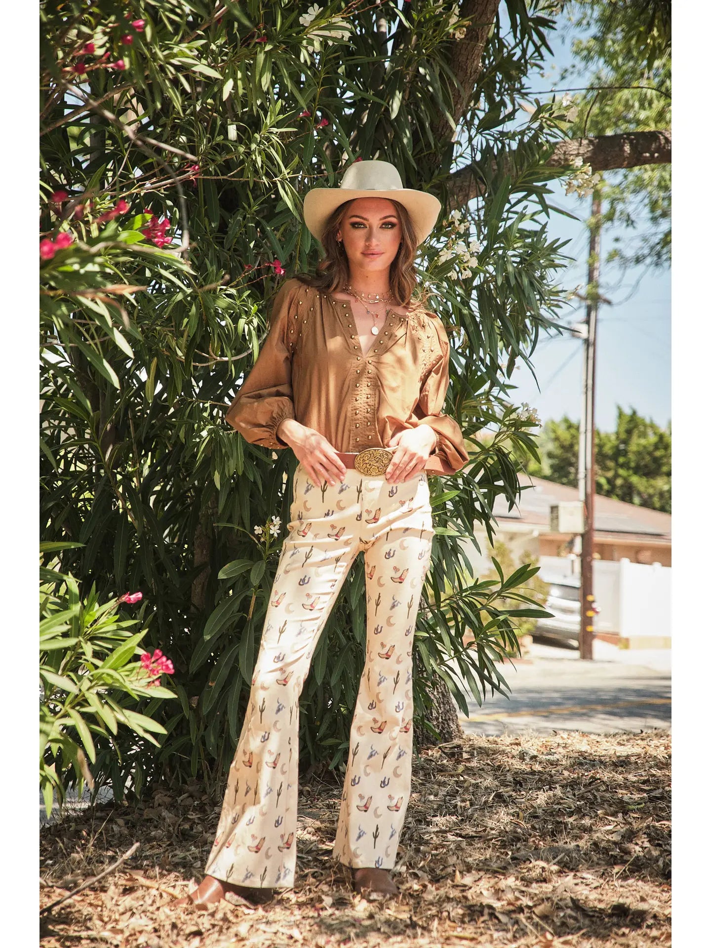 Dusty Mesa Studded Blouse