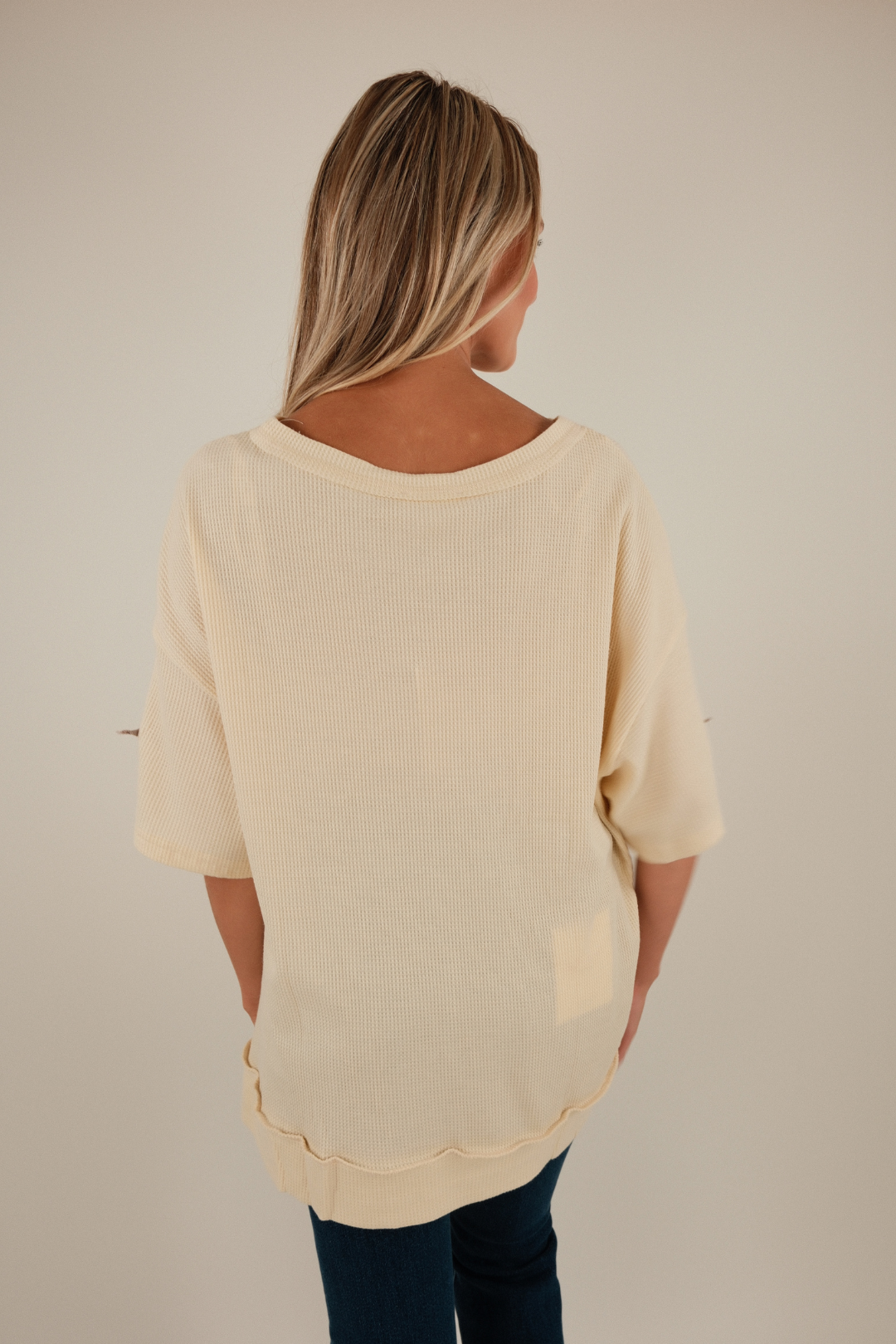 Western Wish Waffle Knit Tee