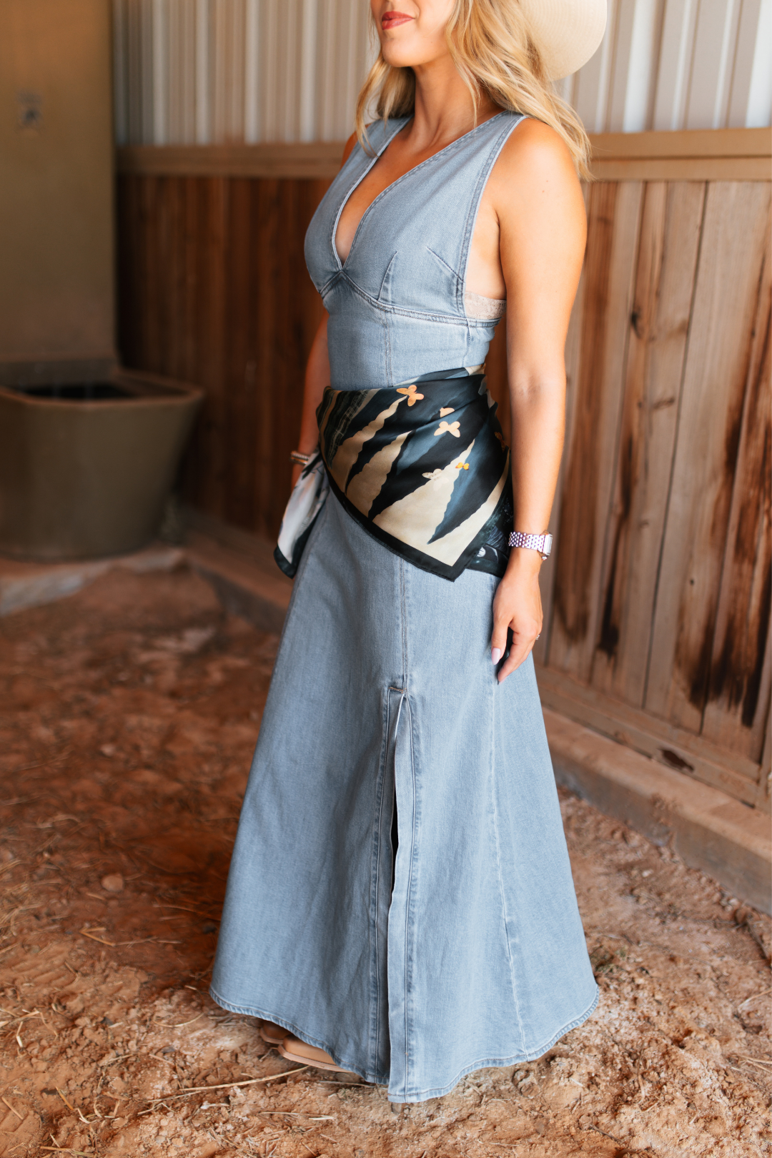 Bluebell Manor Denim Dress