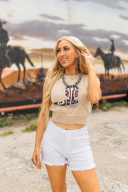 Cowgirl Chic Tank Sweater